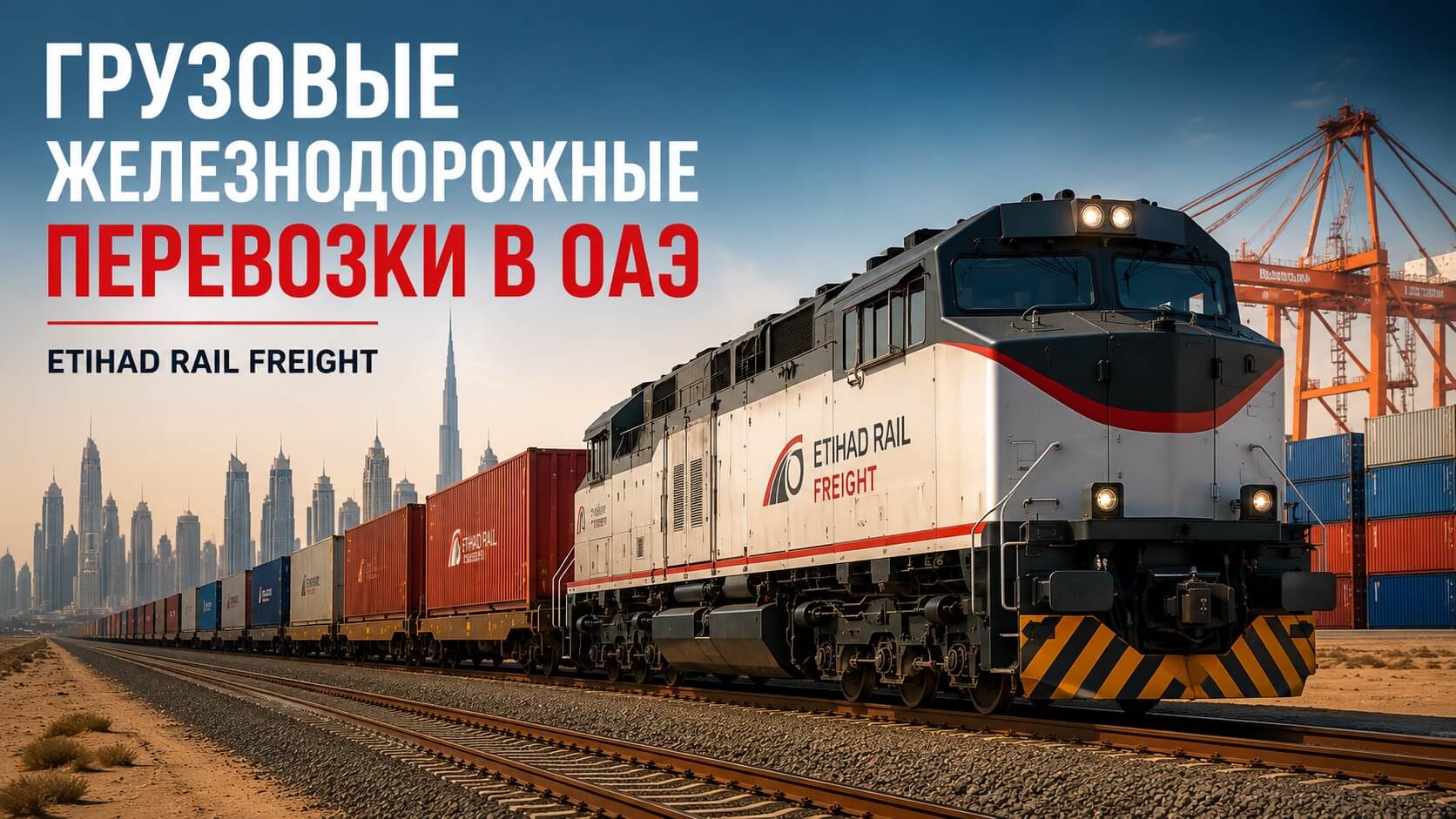 Грузовые железнодорожные перевозки в ОАЭ