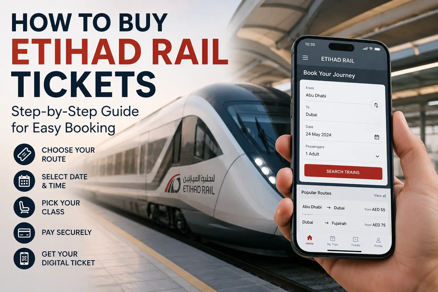 How to buy Etihad Rail tickets
