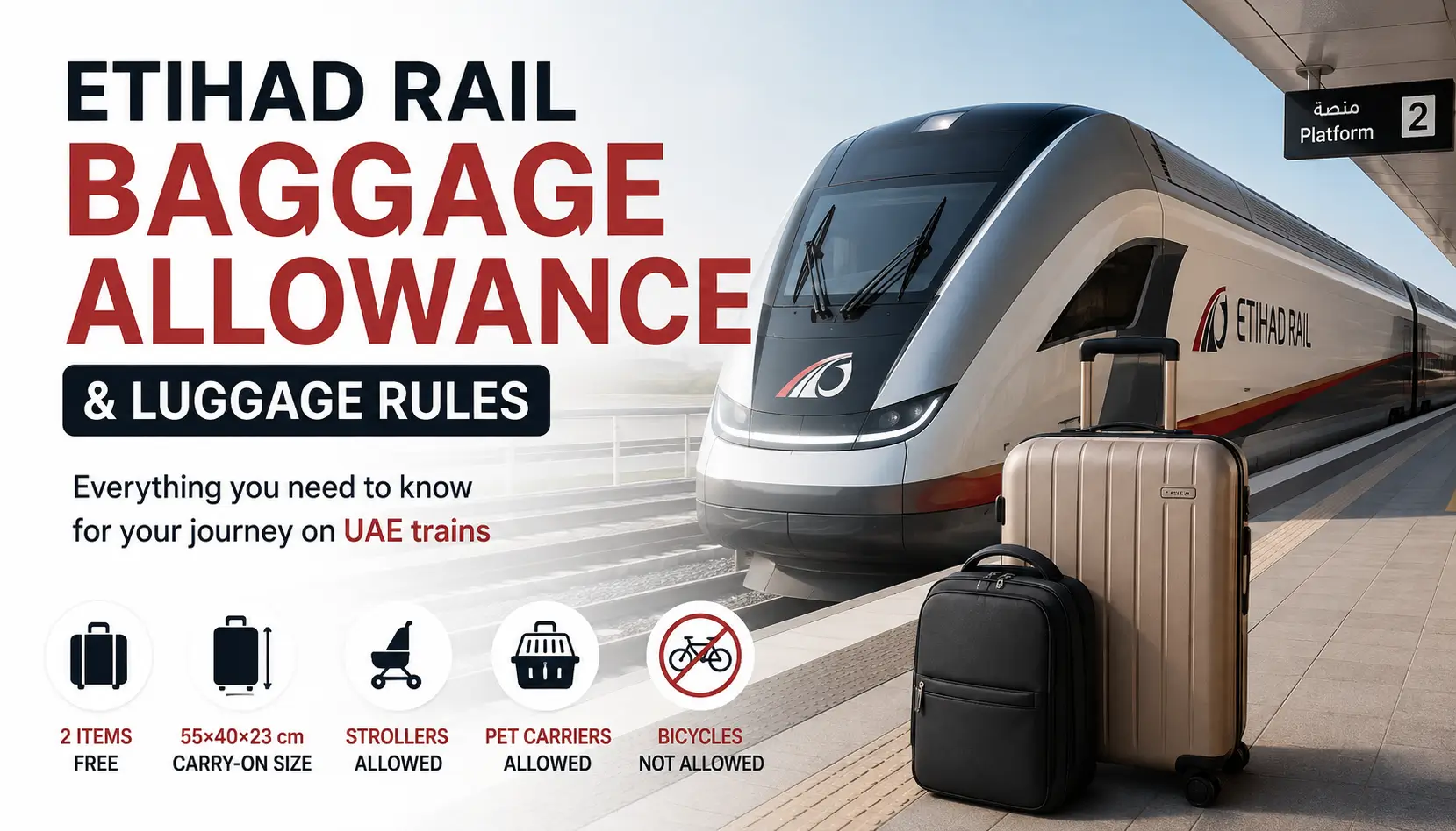 Etihad Rail Baggage Allowance