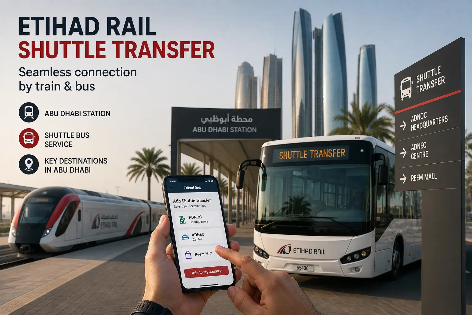 Etihad Rail Shuttle Transfer